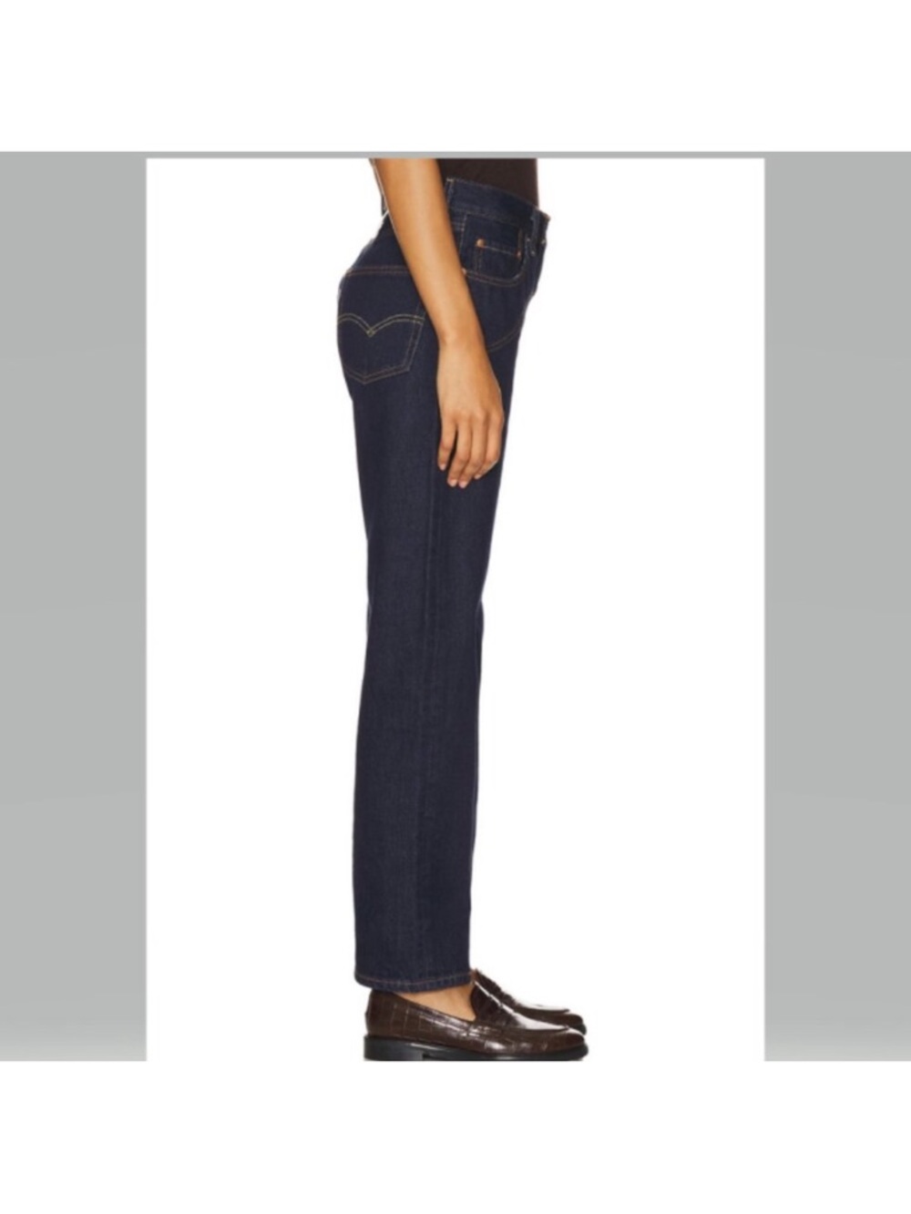 Levi's 501 90’s Western Jeans Dark Indigo Wash in Deep Breathe Size 27x30 NWT - Picture 3 of 10